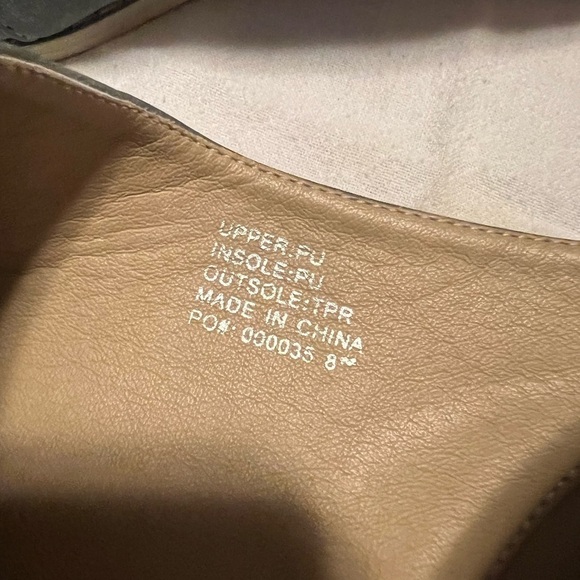 Journey Collection Women’s faux suede slip on D’Orsay shoes size 8 - Picture 6 of 6